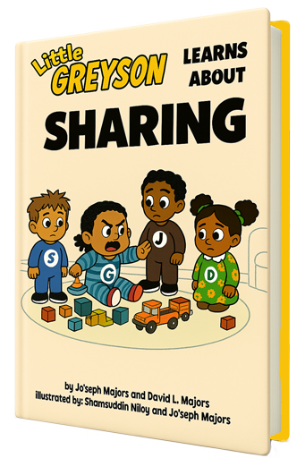 Little Greyson Learns About Sharing book cover